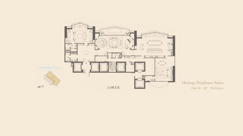 The Residences at Mandarin Oriental Bangkok For Sale, ขาย เดอะ เรสซิเดนซ์ แอท แมนดาริน โอเรียนเต็ล กรุงเทพฯ เพนท์เฮาส์